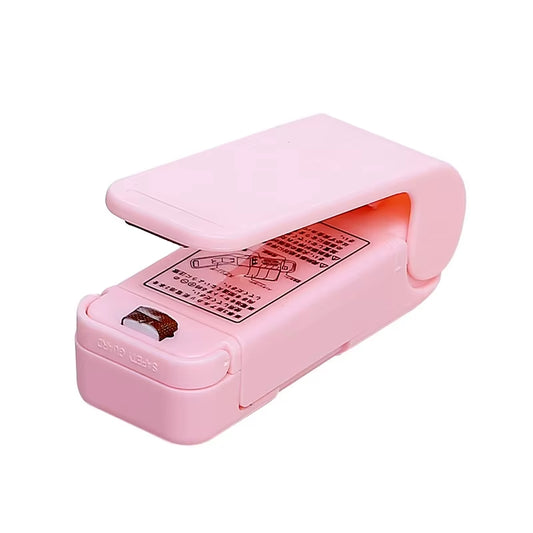 Mini Snack Sealer Small Household Bag Sealer Portable Hand Pressure Heat Sealer Plastic Bag Sealer